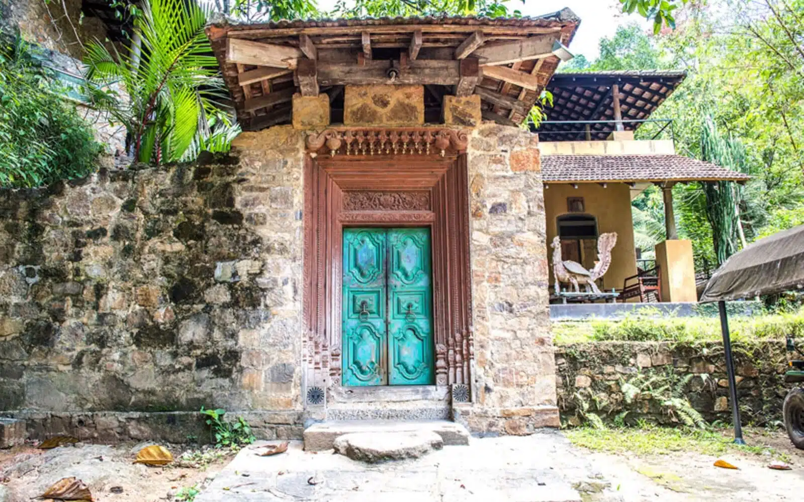 ayurveda wellness hotel sanctuary entrance