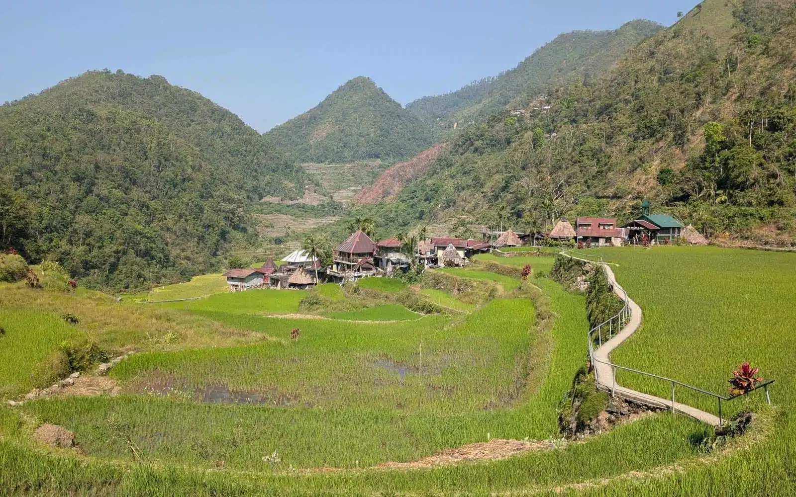 batad rice terraces trekking trail hiking route