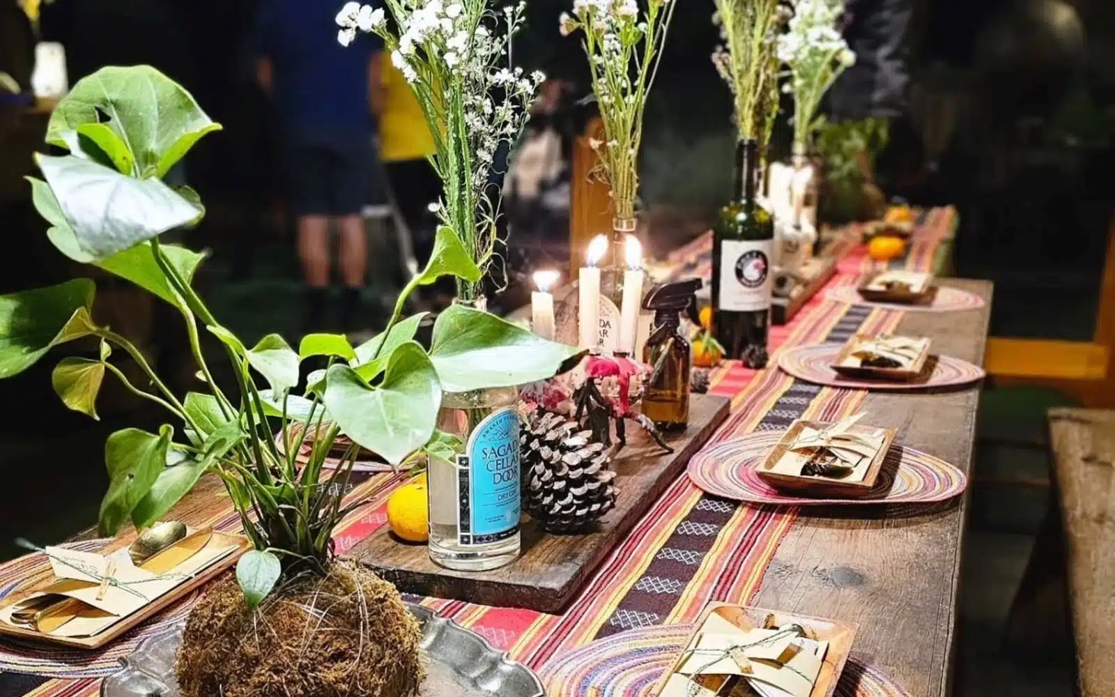 cozy sagada dining table setup ethnic decor
