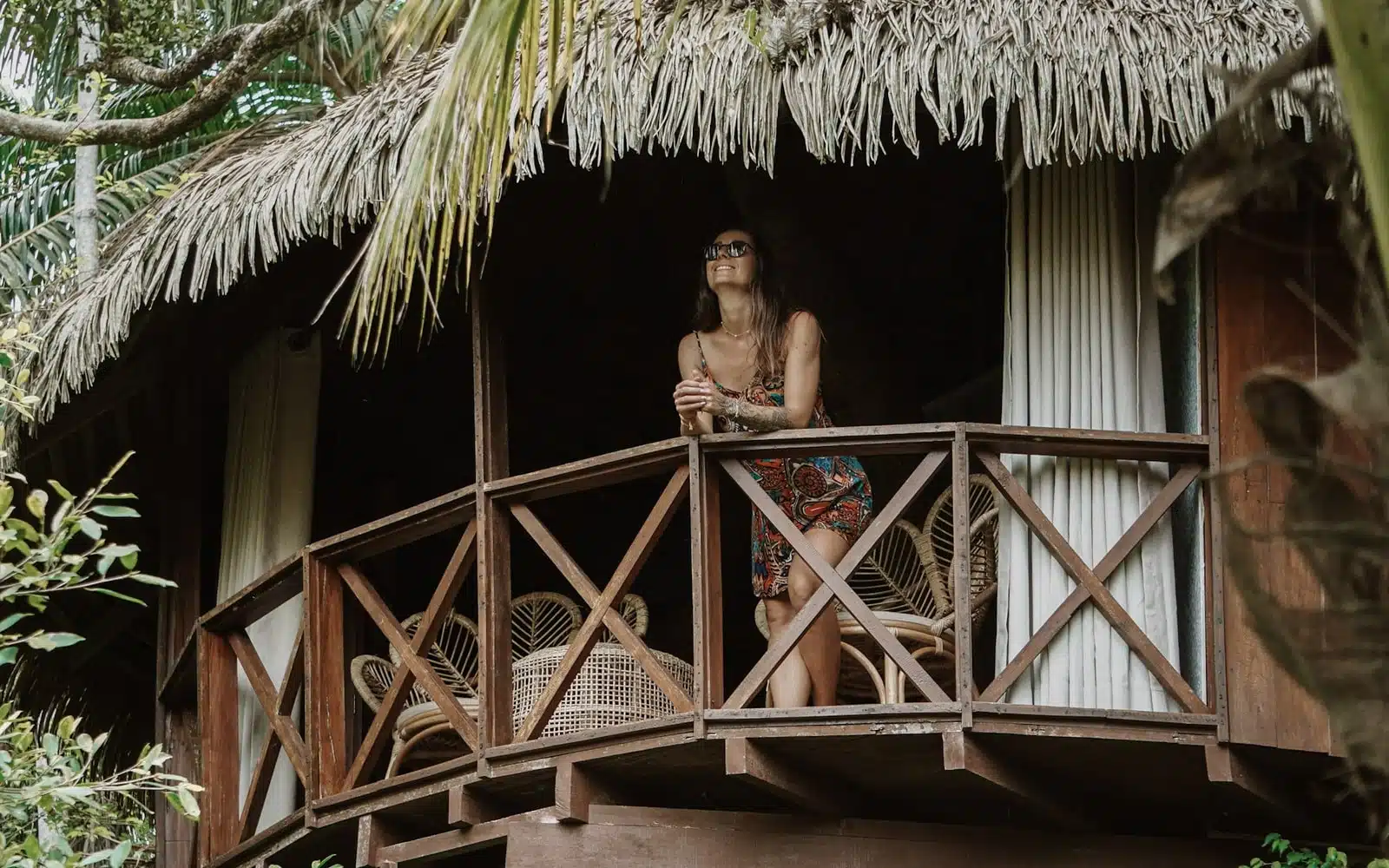 glamping jungle lodge balcony experience