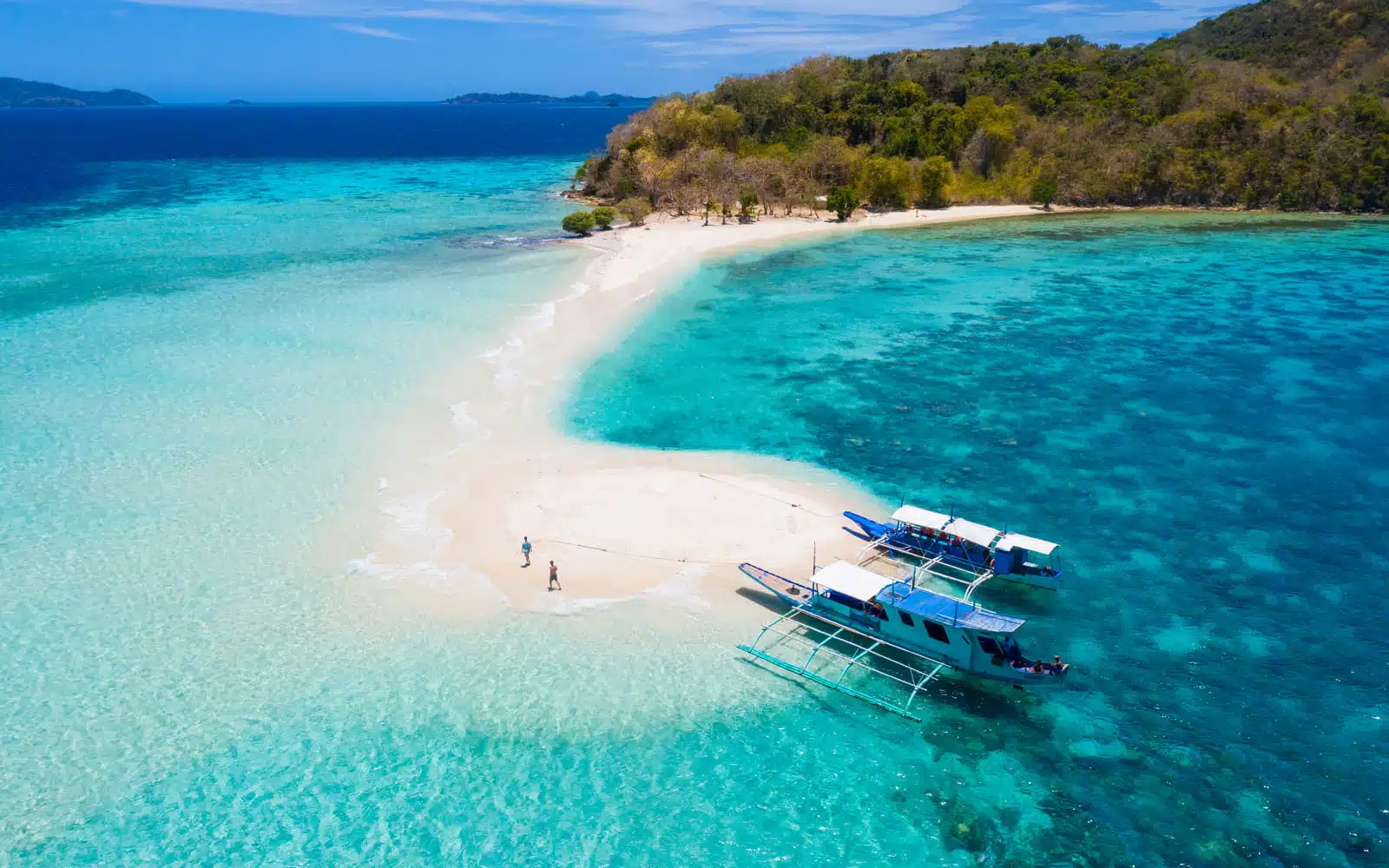 palawan tropical paradise sandbar malcapuya island